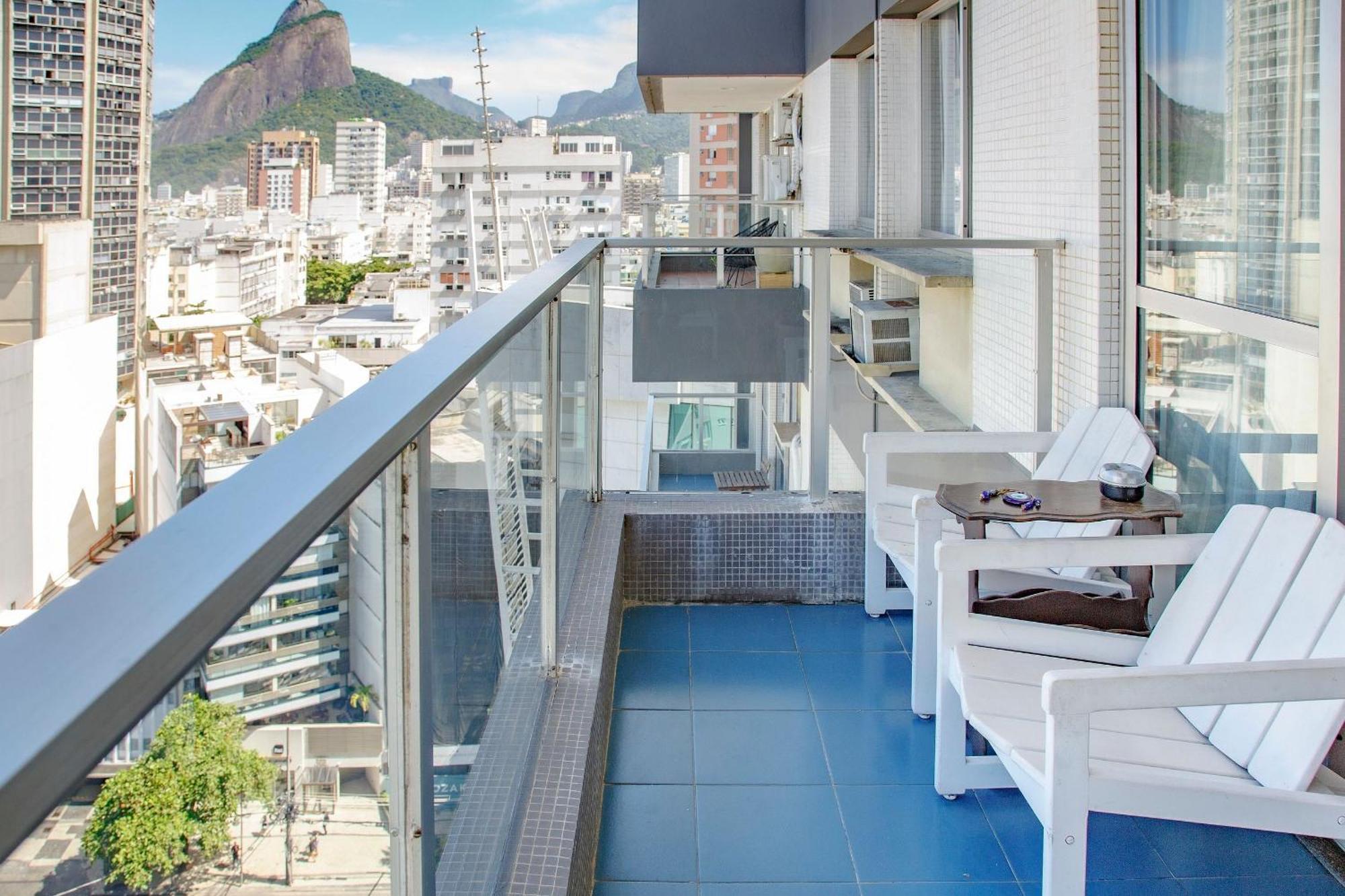 Jumpinbed - Leblon Flat Service - Sala E Quarto Com Varanda E Vista Do Mar. 里约热内卢 外观 照片